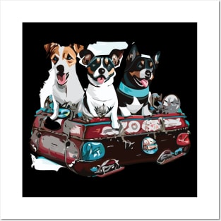 Dog travelers Posters and Art